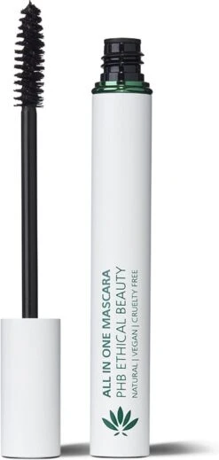 Phb Ethical Beauty Eye Make-up All In One Natural Mascara Black 9gr -Cosmeticawinkel 571x1200 2