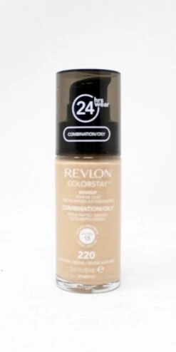 Revlon Colorstay Foundation With Pump - 220 Natural Beige (Oily Skin) -Cosmeticawinkel 600x1200 2