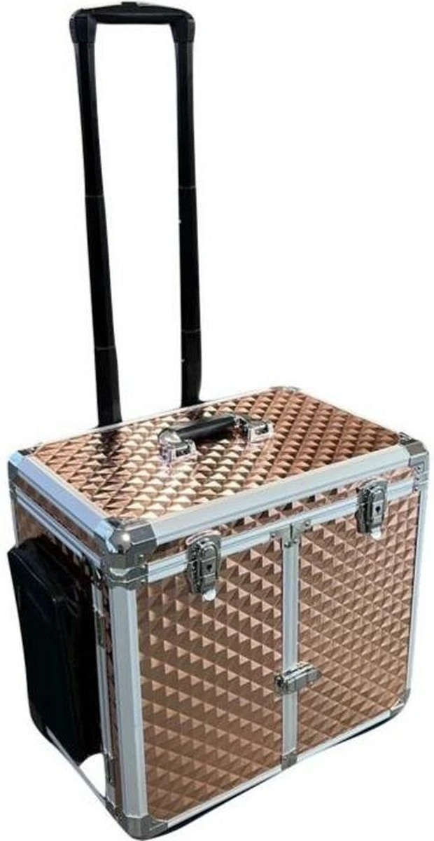 Pedicure Koffer/trolley - Professional Pedicure Case - Rose Gold Disco 2 Pedicure Koffer/trolley - Professional Pedicure Case - Rose Gold Disco - Afbeelding 2