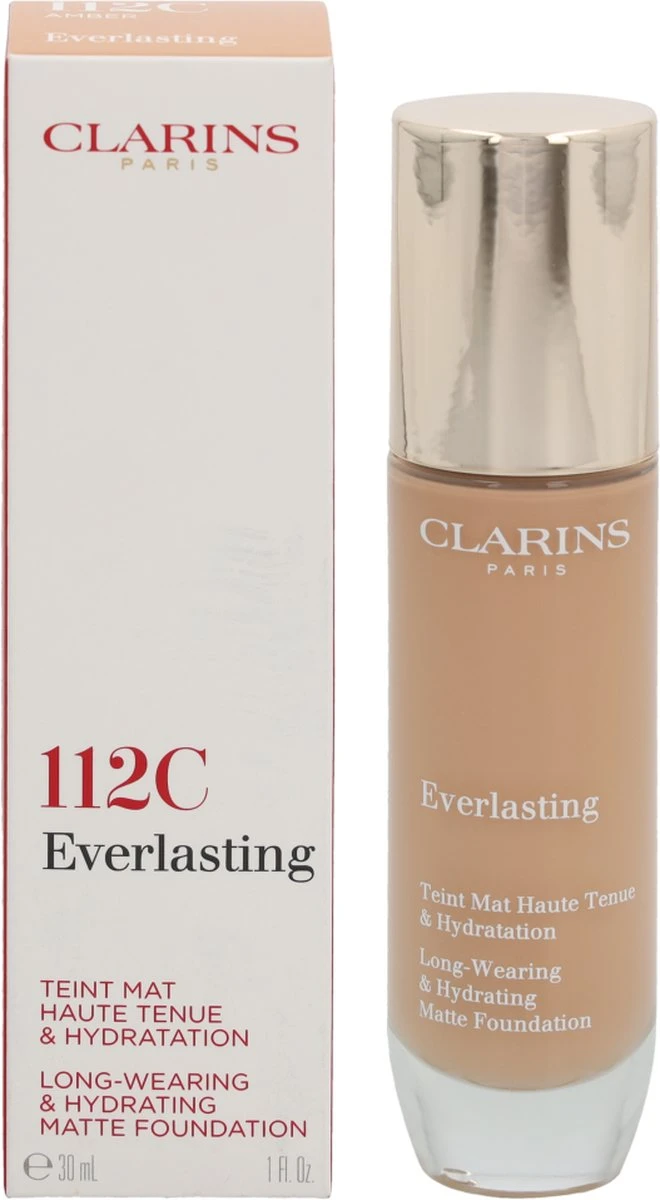 Clarins Everlasting Fluid Foundation - 30 Ml 3 Clarins Everlasting Fluid Foundation - 30 Ml - Afbeelding 3