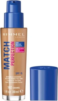 Rimmel London Match Perfection Foundation 502 Caramel 28 Rimmel London Match Perfection Foundation 502 Caramel -Cosmeticawinkel 692x1200