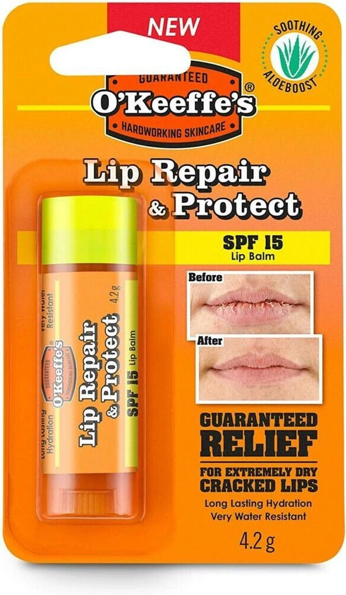 O'Keeffe's - Liprepair & Protect - SPF15 - 4,2 Gram 1 O'Keeffe's - Liprepair & Protect - SPF15 - 4,2 Gram