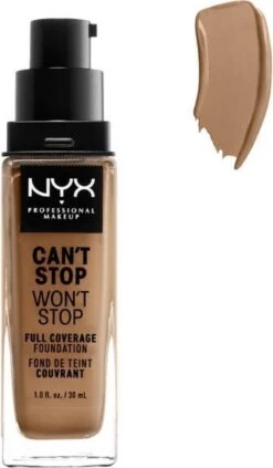 NYX Professional Makeup - Can't Stop Won't Stop Foundation - Caramel -Cosmeticawinkel 701x1200