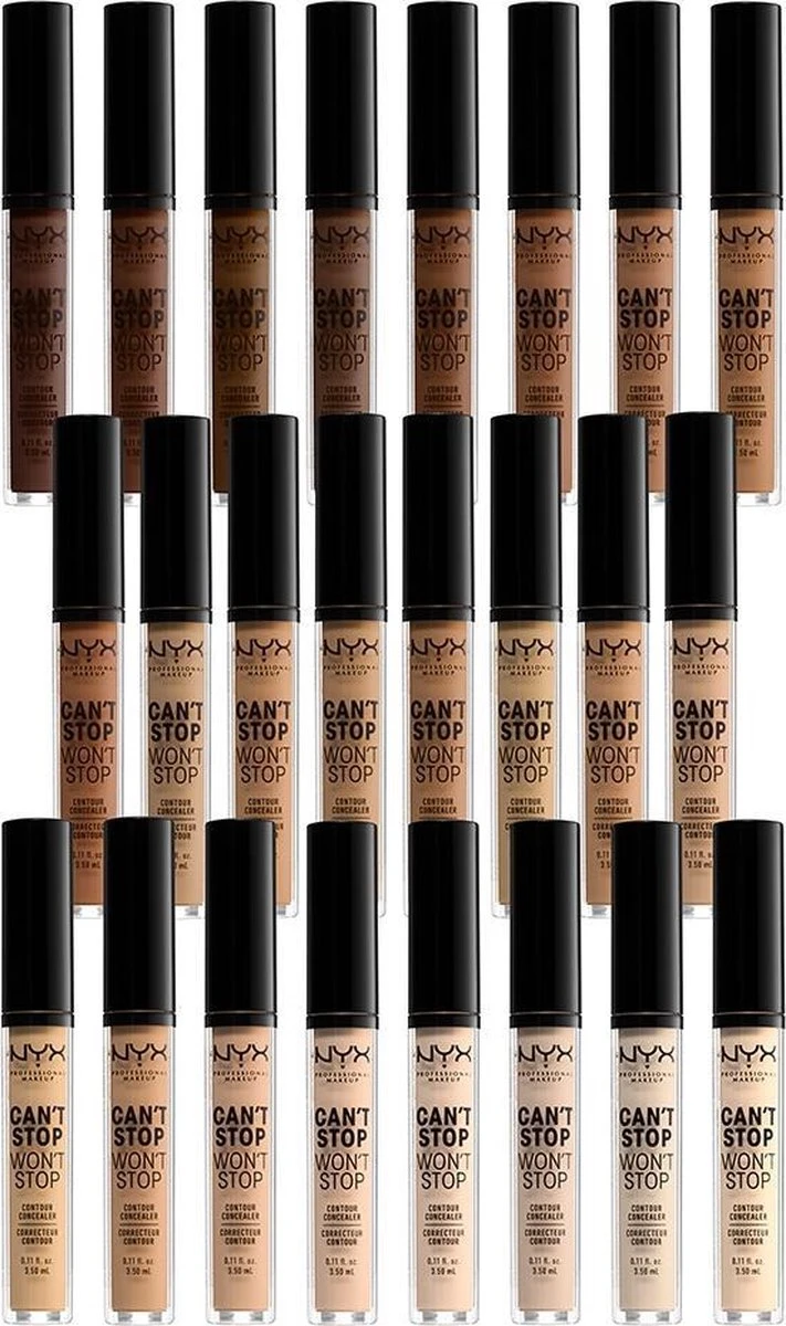 NYX Professional Makeup Can't Stop Won't Stop Contour Concealer - Golden Honey CSWSC14 - 3,5 Ml 5 NYX Professional Makeup Can't Stop Won't Stop Contour Concealer - Golden Honey CSWSC14 - 3,5 Ml - Afbeelding 5