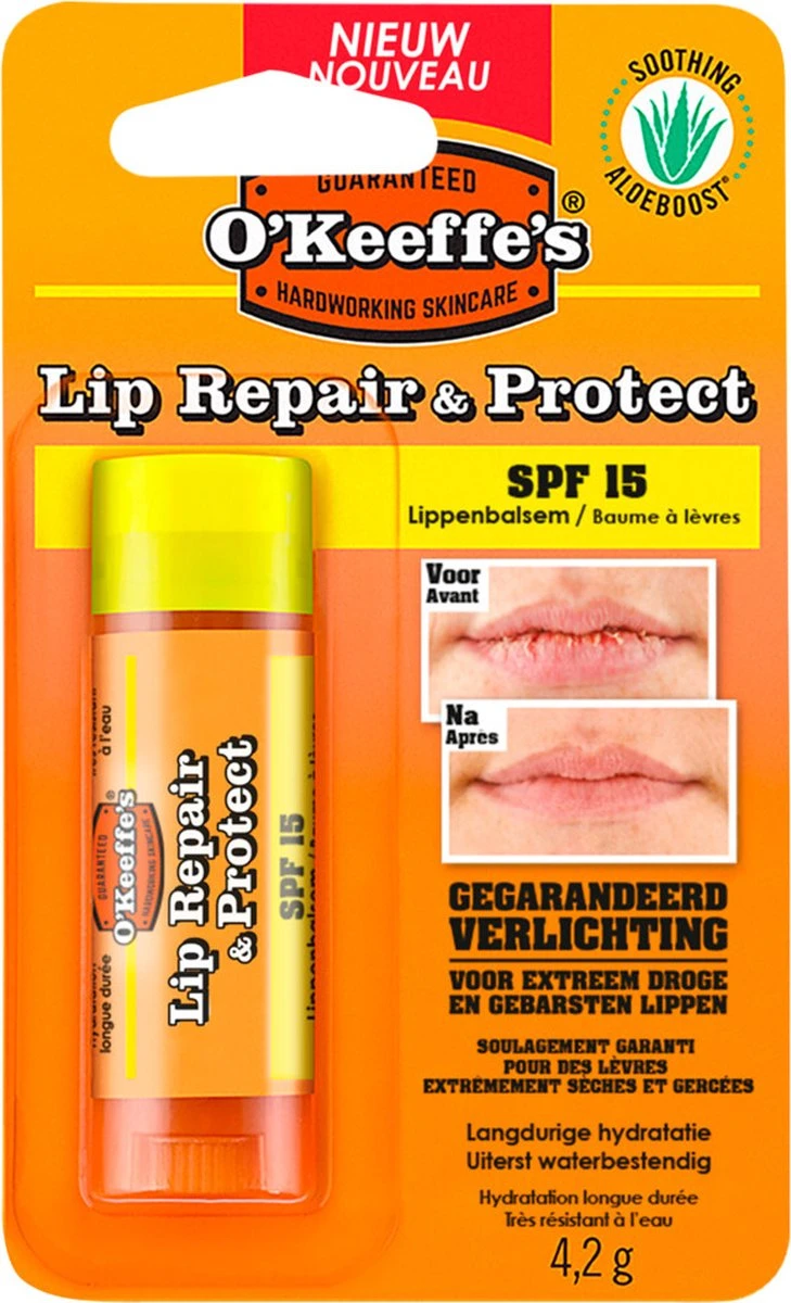 O'Keeffe's - Liprepair & Protect - SPF15 - 4,2 Gram 6 O'Keeffe's - Liprepair & Protect - SPF15 - 4,2 Gram - Afbeelding 6