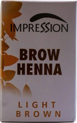 Impression Henna Wenkbrauwverf | Lichtbruin | Light Brown | Brun Clair | Brow Henna | Goed Voor Meer Dan 20 Behandelingen -Cosmeticawinkel 753x1200