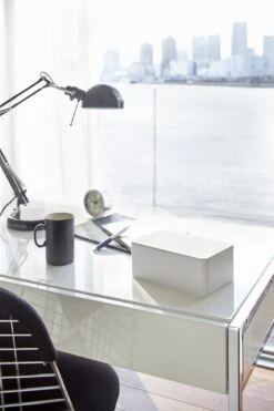 Yamazaki Bakje Voor Vochtige Doekjes - Wit - Met Deksel -Cosmeticawinkel 800x1200 15