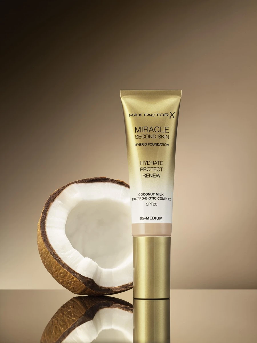 Max Factor Miracle Second Skin Foundation - 03 Light 5 Max Factor Miracle Second Skin Foundation - 03 Light - Afbeelding 5