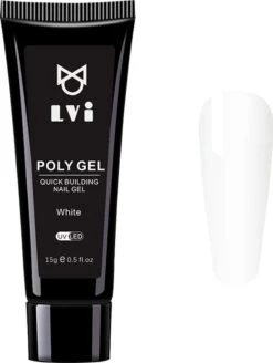 Elvi Polygel Starterskit -Complete Set Inc. USB UV/Led Mini Lamp-6x15g Polygel Kleuren Blauw - Nagelverlenging Polyacryl UV Nagellak-Quick Extension Temperature Color Changing Gel Blue Green -Cosmeticawinkel 905x1200 3