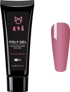 Elvi Polygel Starterskit - Complete Set Inc. USB UV/Led Mini Lamp-Nagelverlenging- Polygel 6 X 15g Perfecte Kleuren Roze - Polyacryl UV Nagellak-Quick Extension Temperature Color Changing UV Gel Pink -Cosmeticawinkel 914x1200 1
