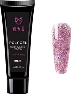 Elvi Polygel Starterskit - Complete Set Inc. USB UV/Led Mini Lamp-Nagelverlenging- Polygel 6 X 15g Perfecte Kleuren Roze - Polyacryl UV Nagellak-Quick Extension Temperature Color Changing UV Gel Pink -Cosmeticawinkel 916x1200
