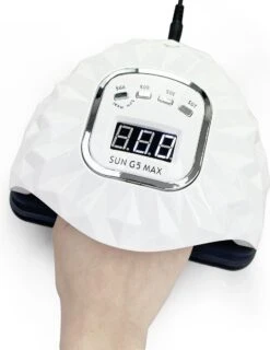 2023 Nageldroger - 200W/45 LEDs - Nagellamp - Nieuw Nageldroger - G5 Roze - Manicure/Pedicure Handen En Voeten - Gellak - Gelnagels - Acrylnagels - Top Coat - Matte Top Coat - Led Nagellamp - Uv Nagellamp - Nagels - Nagellak Droger - Tafellamp -Cosmeticawinkel 925x1200