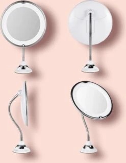 Make-Up Spiegel - 7X Vergroting - LED Licht - Make Up Spiegel Met Verlichting - Vergrootspiegel Met Zuignap - Exclusief Baterijen(Niet Ingegrepen 3AAA)3AAA -Cosmeticawinkel 928x1200 3