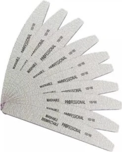 Merkloos 10 Professionele Moon Vijlen 100/180