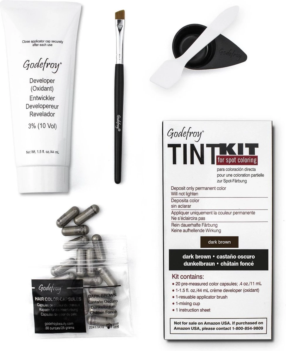 Godefroy Professional Wenkbrauwverf Dark Brown (20 Toepassingen) 1 Godefroy Professional Wenkbrauwverf Dark Brown (20 Toepassingen)